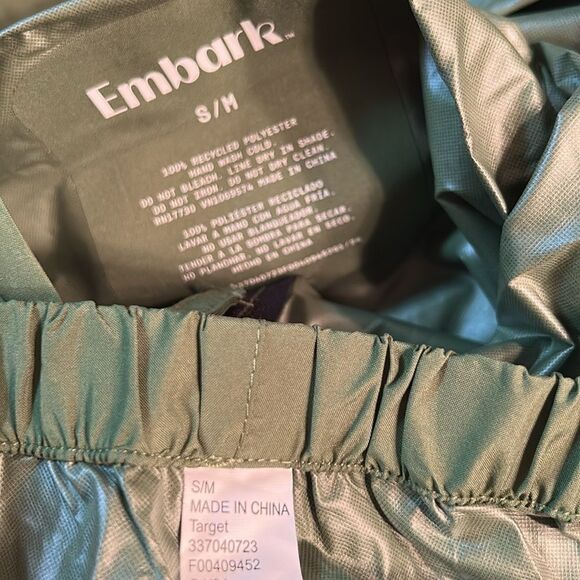 Embark Women’s Green Pant Set Rain Suit (Size S/M) - Picture 5 of 5